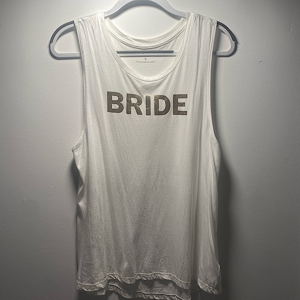 EXPRESS White Bridal Tank Top | M